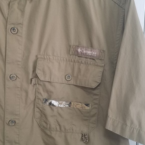 Columbia L Sharptail PHG Shooting/Hunting Short Sleeve Shirt - Picture 3 of 9